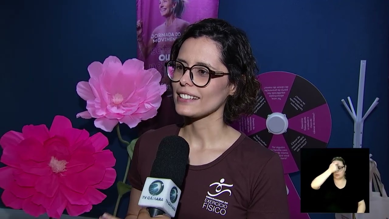 Vereador Luís Rossini participa de ação lúdica sobre prevenção do câncer de mama na Câmara Municipal de Campinas, TV Camara Campinas