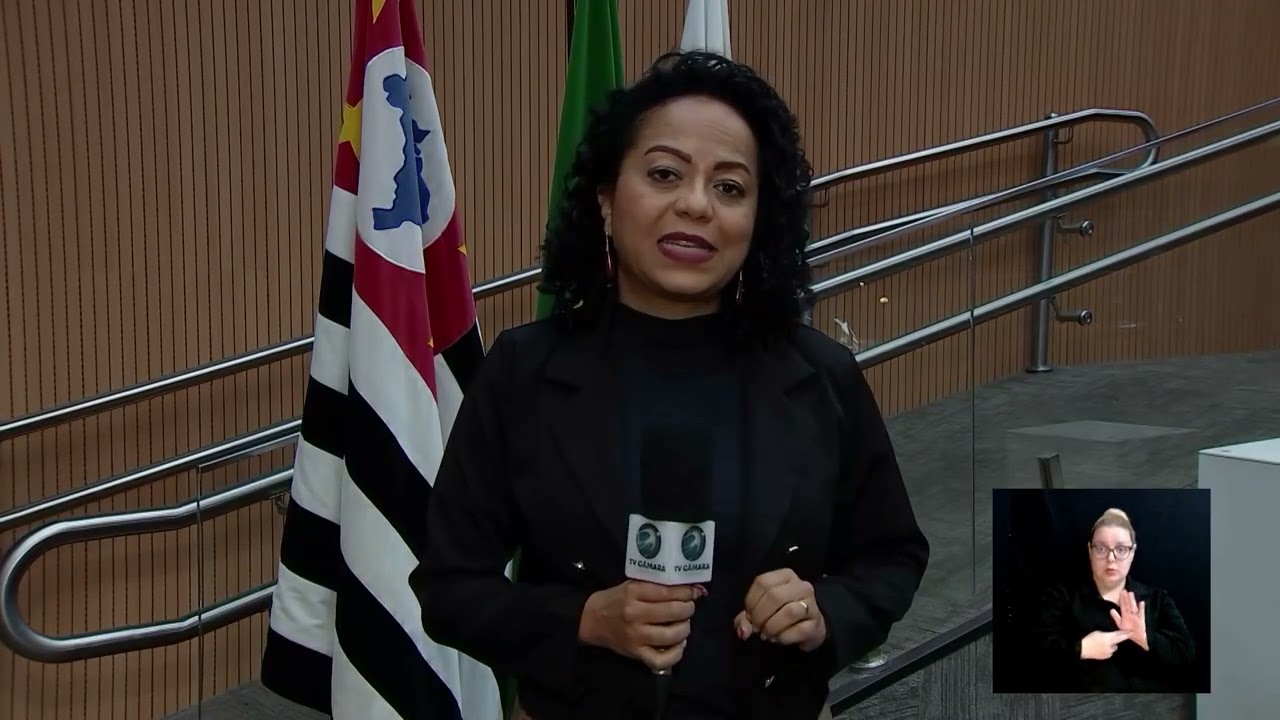Presidente Luiz Rossini durante entrevista sobre a regulamentação da LGPD na Câmara Municipal de Campinas, TV Câmara Campinas